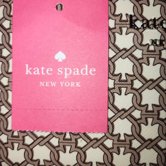 ☃️ NEW Kate Spade Wallet Spade Link Large Continental Zip Around Geo ☃️ - Picture 8 of 9